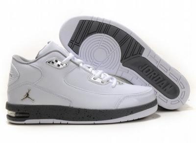 cheap air jordan after game white / gray